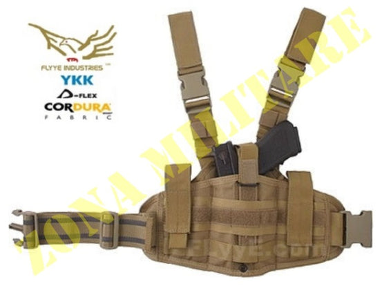 Fondina Cosciale Flyye Modulare Coyote Brown