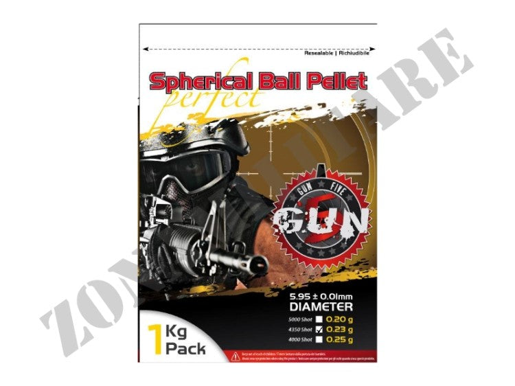 Pallini Gun Five Perfect Spherical Bianchi 0.23Gr 4350Bbs