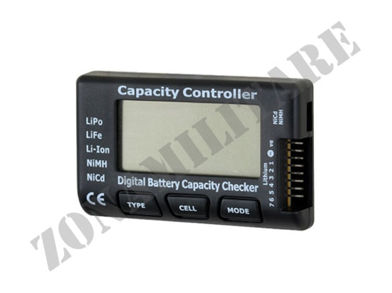 Tester Cell Meter 7 Per Batterie Lipo/Life/Liion/Nimh/Nicd Ipower