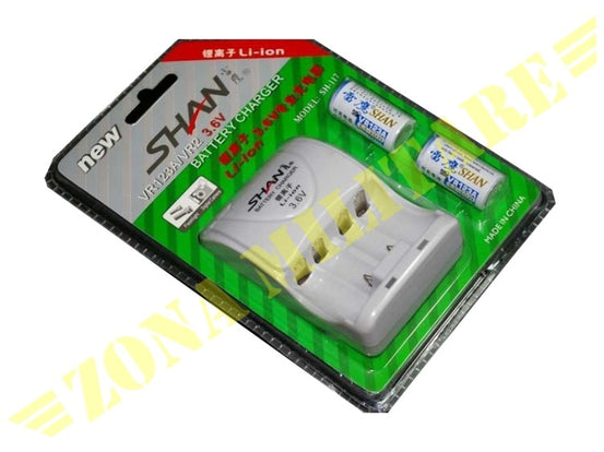 Kit Di Ricarica Per Batterie Cr123A 3.6V