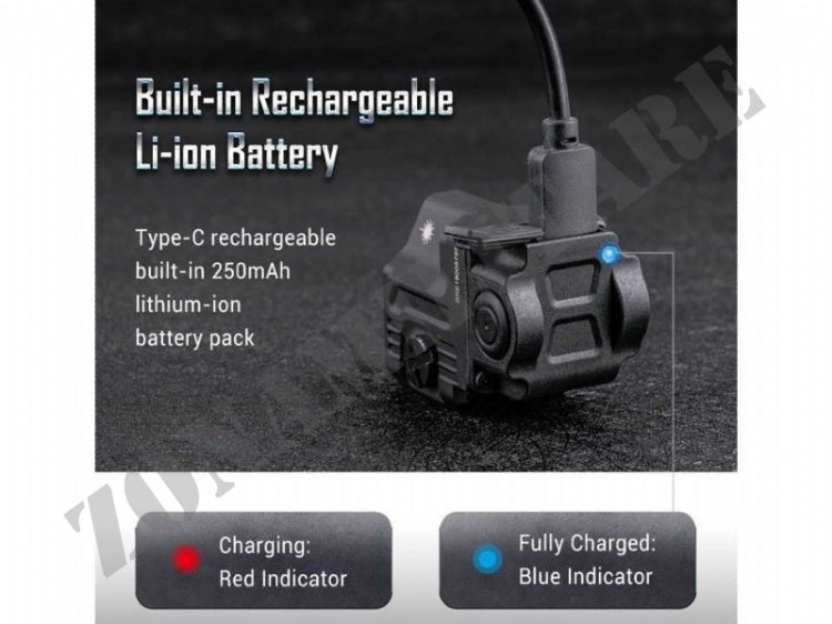 Torcia Nextorch Wl22G Per Pistola Con Green Laser
