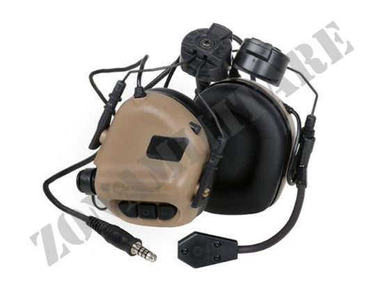 Cuffia Elettronica M32H Per Fast Helmet Coyote Earmor