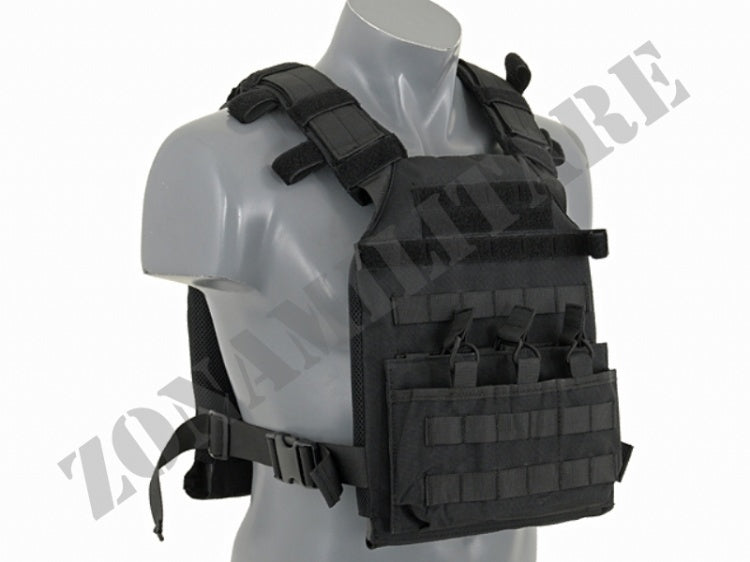 Assault Plate Carrier With Dummy Sapi Plates Black 8Fields