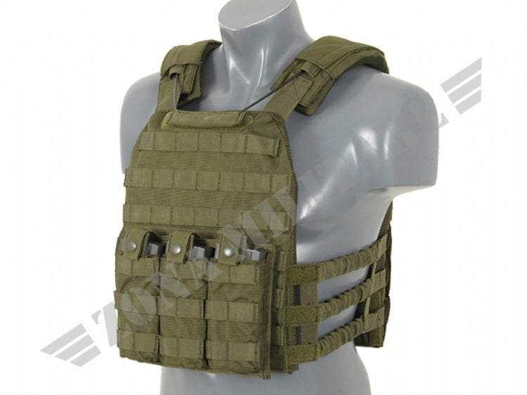 First Defense Plate Carrier Olive Version 8 Fields