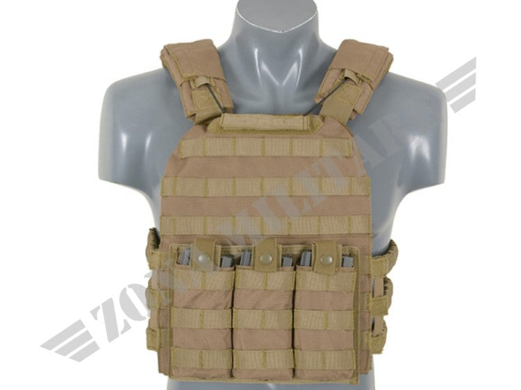 First Defense Plate Carrier Tan Version 8 Fields