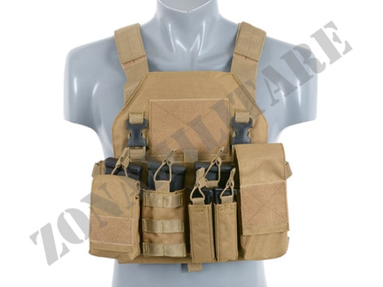 Tattico Buckle Up Chest Rig V3 Coyote 8 Fields
