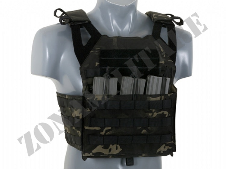 Tattico Jump Plate Carrier Cummerbund Multicam Black 8 Fields