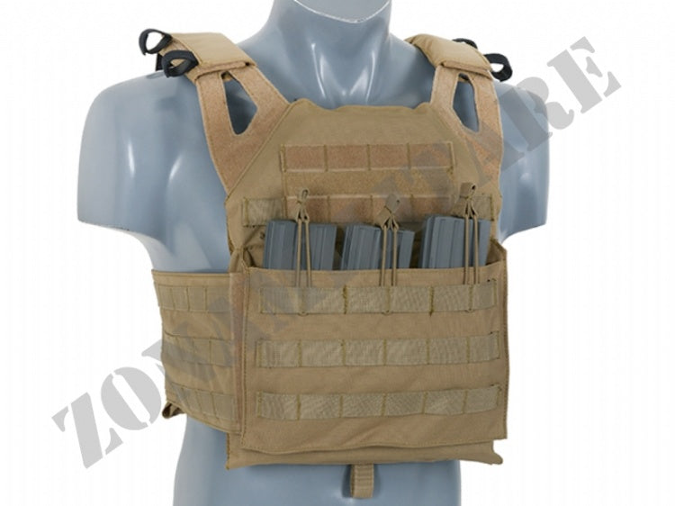 Tattico Jump Plate Carrier Cummerbund Coyote 8 Fields