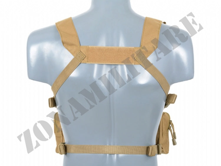 Tattico Buckle Up Recce Sniper Chest Rig Coyote 8 Fields