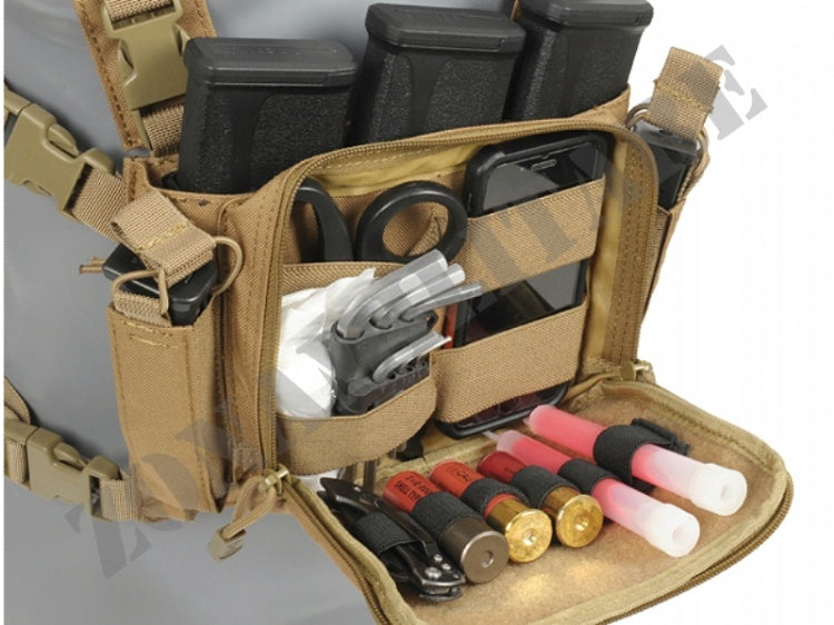 Tattico Compact Multi-Mission Chest Rig Coyote 8 Fields