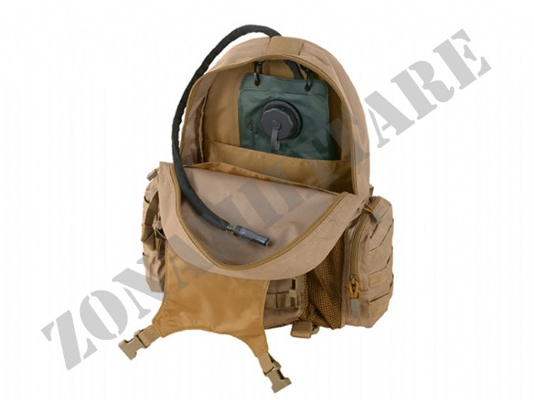 Zaino Tattico 20 Litri Con Tasca Porta Casco 8 Fields Coyote