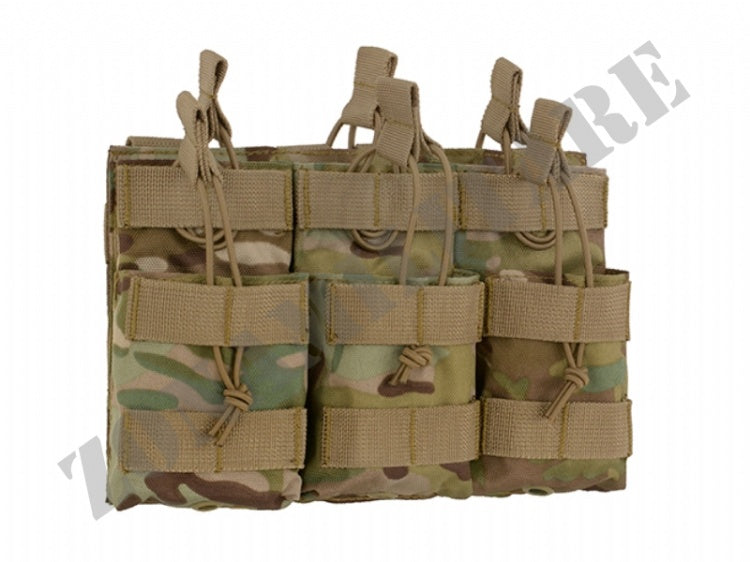 Porta Caricatori A 6 Postazioni M4/M16/Ar-15 Multicam 8 Fields