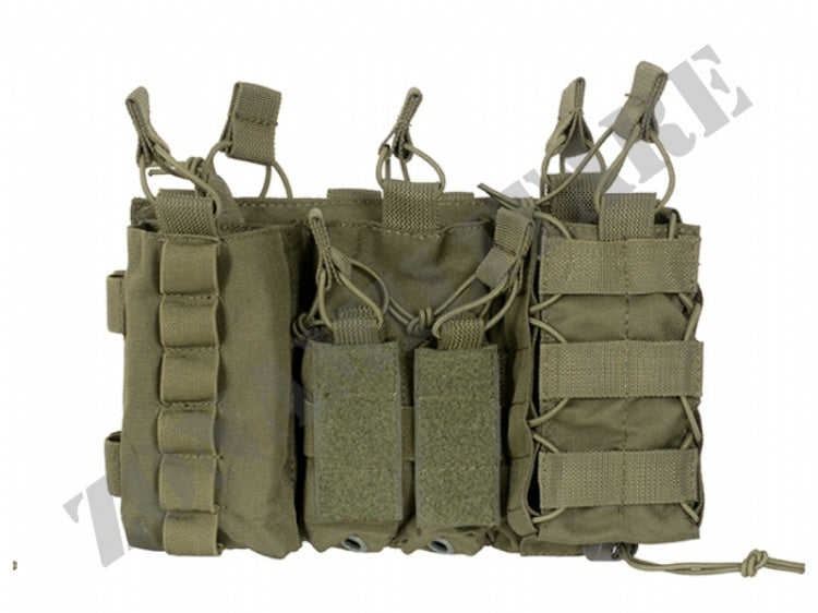 PANNELLO BUCKLE UP Multi-Mission Molle Front Panel 5.56/Cal.12 VERDE 8FIELD