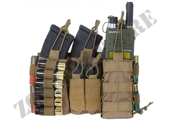 PANNELLO BUCKLE UP Multi-Mission Molle Front Panel 5.56/Cal.12 Coyote 8FIELD