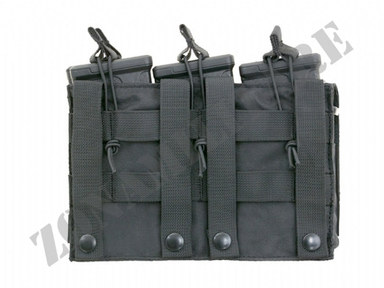 Porta Caricatori 4X 5.56 Mag E 4X Pistol Panel Black 8 Fields