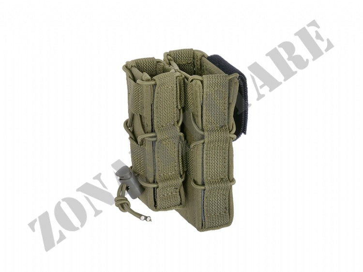 Belt Mounted Combo Rifle/Pistol Mag Speed Pouch Od Green 8 Fields