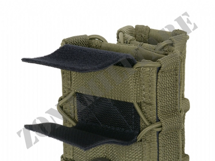 Belt Mounted Combo Rifle/Pistol Mag Speed Pouch Od Green 8 Fields