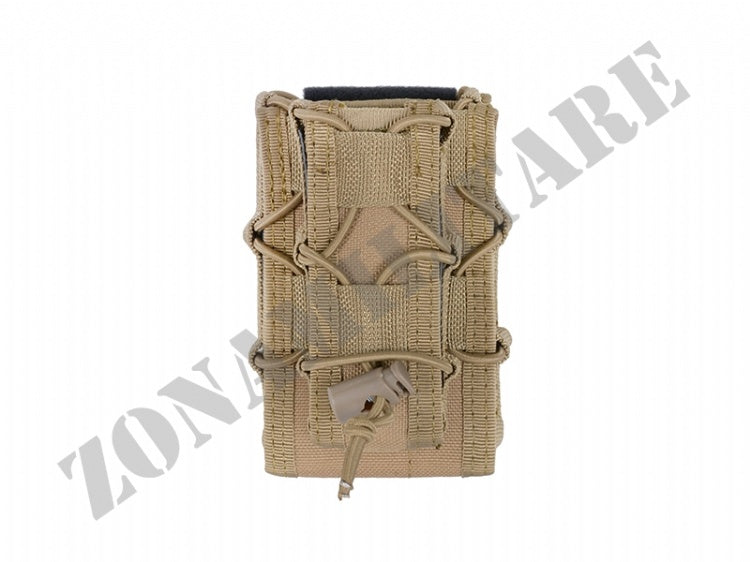 Belt Mounted Combo Rifle/Pistol Mag Speed Pouch Tan 8 Fields