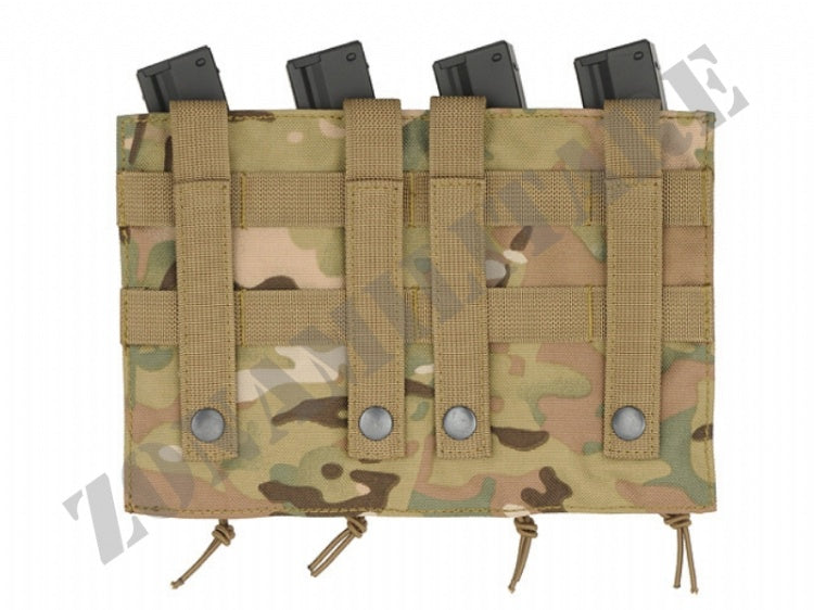 Porta Caricatori Molle Speed Quad Mp5/Smg Multicam 8 Fields