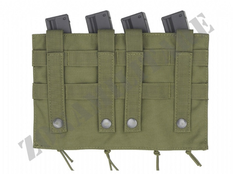 Porta Caricatori Molle Speed Quad Mp5/Smg Od Green 8 Fields