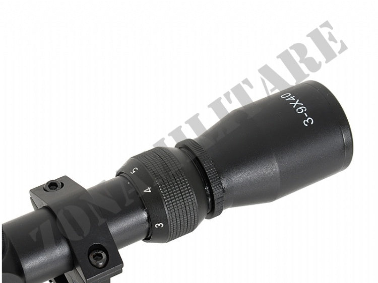 Ottica 3-9X40 Con Ingrandimento Regolabile 8 Fields