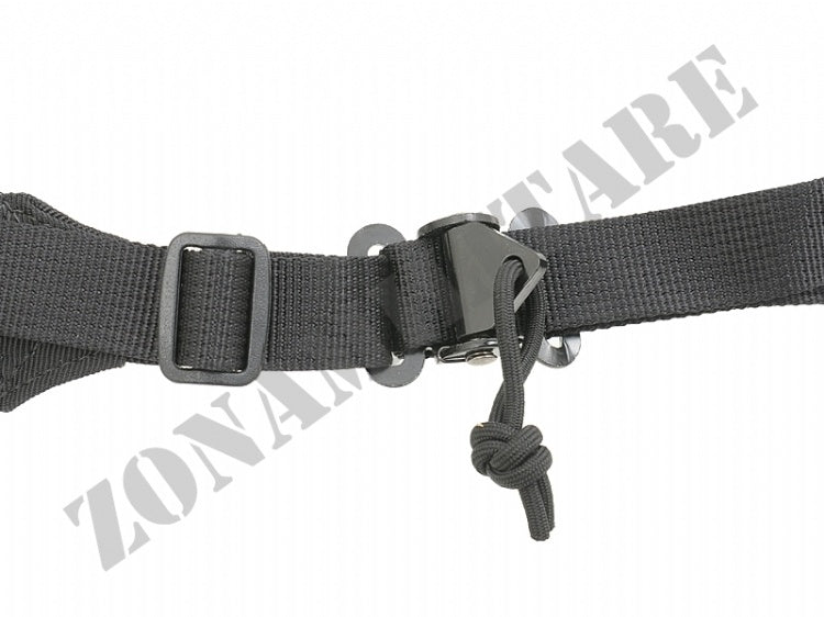 Two-Point Quick-Adjustable Tactical Sling Black 8Fields