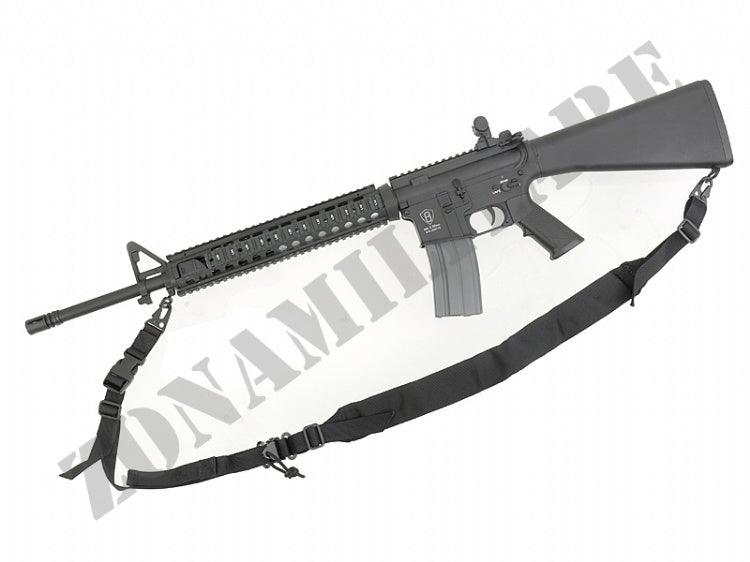 Two-Point Quick-Adjustable Tactical Sling Black 8Fields