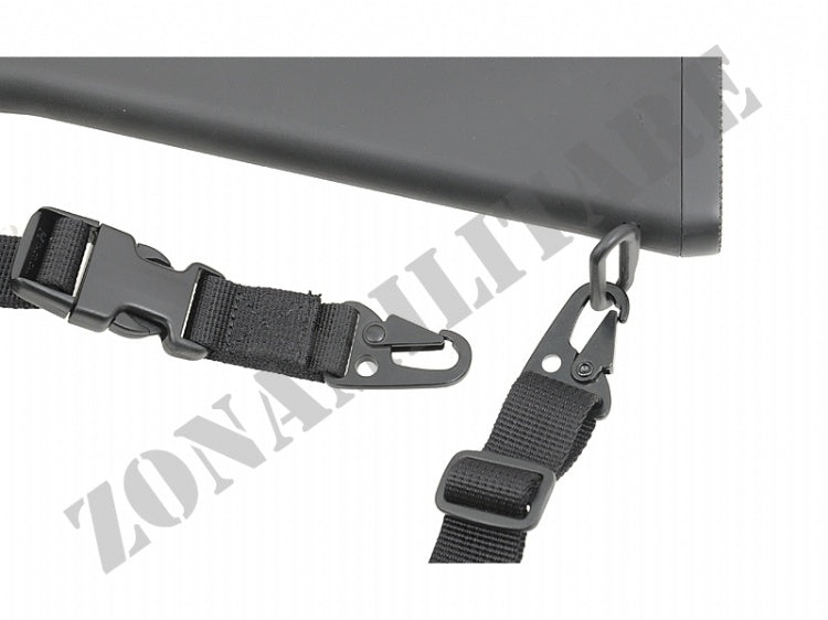 Two-Point Quick-Adjustable Tactical Sling Black 8Fields