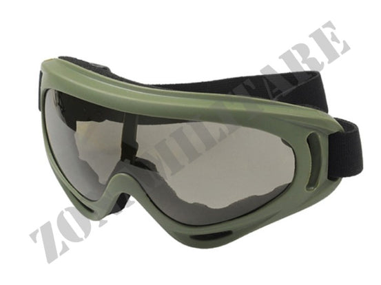 Airsoft Tactical Goggle V2 Olive & Black 8 Fields