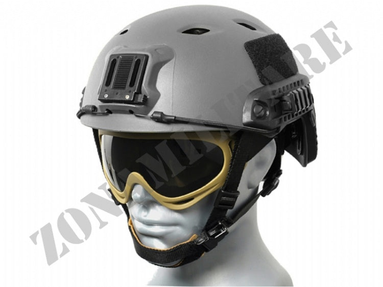 Airsoft Tactical Goggle V2 Tan & Black 8 Fields