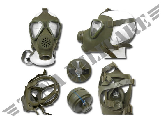 Maschera Softair Antigas Con Filtro Bw Od