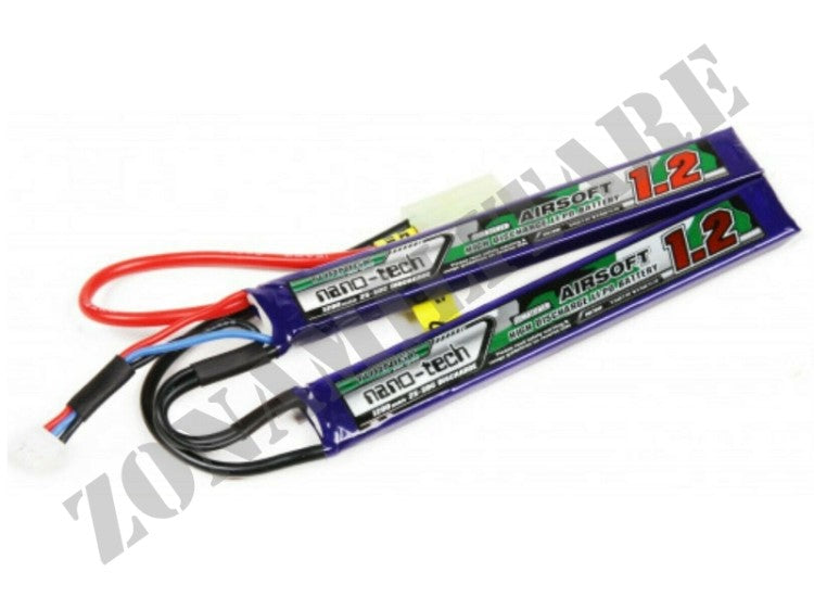 Batteria Li-Po Softair Nano Tech 7,4V 1200Mah 15-25C 2S Turnigy