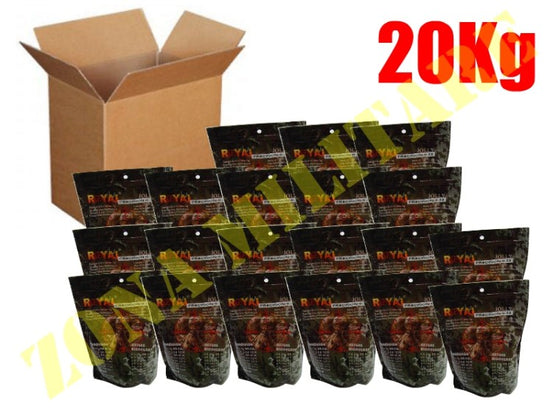 Confezione Da 20Kg Di Pallini Royal Da 0,23Gr