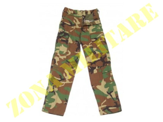 Panta Bdu Rip/Stop Con Lacci Reg. Woodland