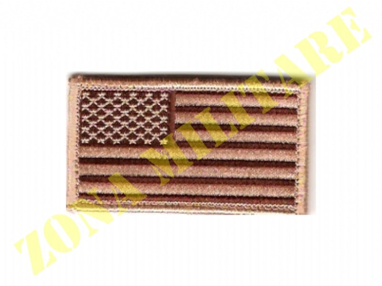 Patch Ricamata A Velcro Bandiera Americana
