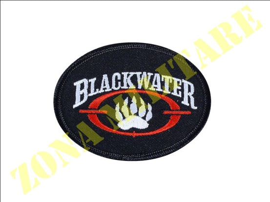 Patch Ricamata Con Velcro Blackwater Ovale