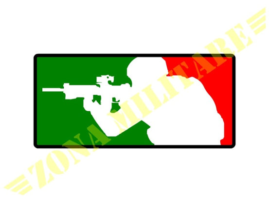 Patch Major Cqb Italy Ricamata Con Velcro