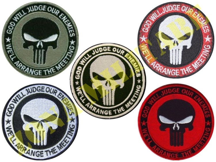 Patch God Will Judge Our Enemies Multicolor