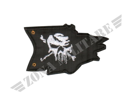 Patch Pirates Flag Ricamata Con Velcro