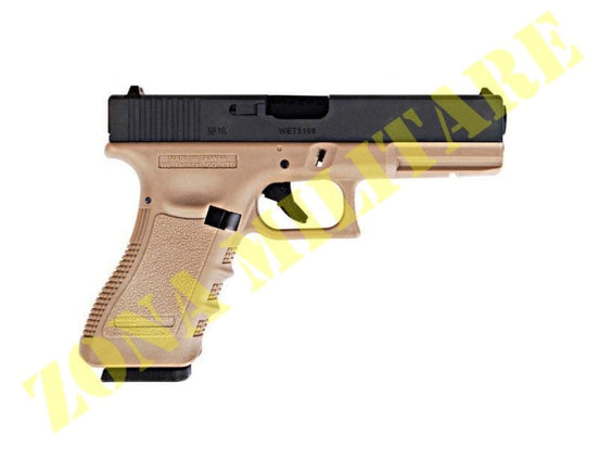 Pistola Marca We Modello Glock 17 Gen3 Tan