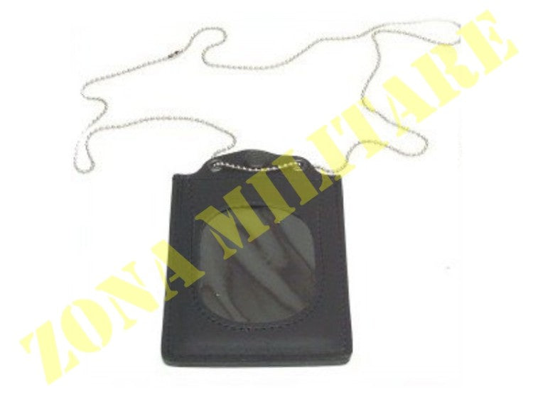 Porta Tesserino Vega Holster Con Catenella