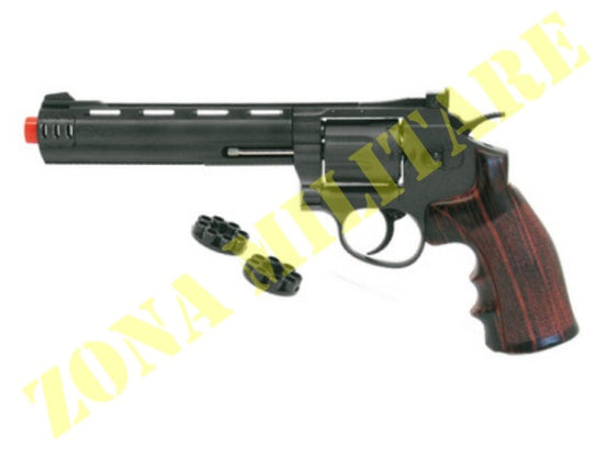 Revolver Win Gun Co2 Canna Da 6'' Brunito