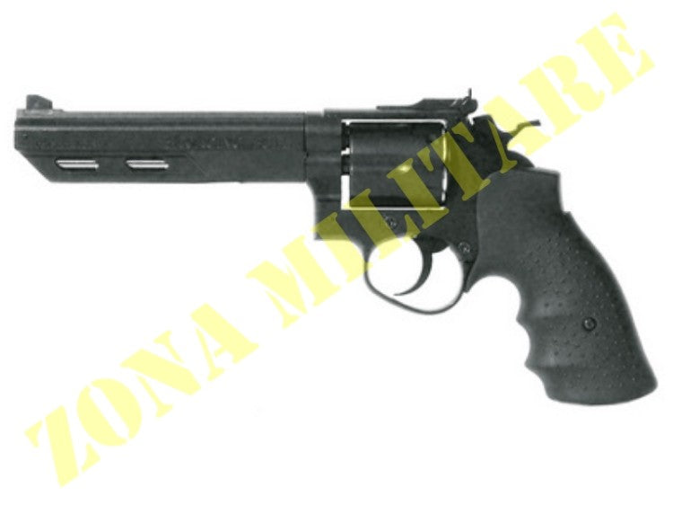 Revolver A Gas Canna 6'' Colorazione Nera