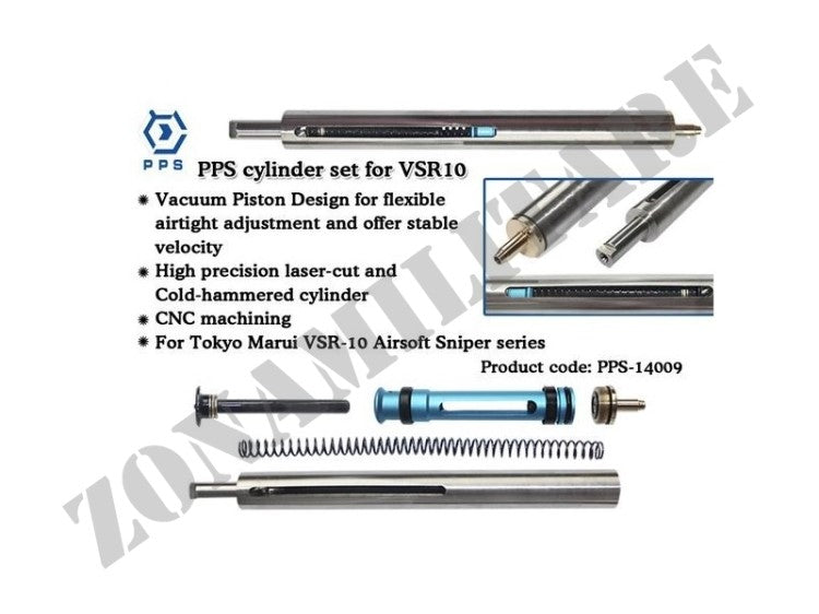 Set Cilindro Per Fucili Tipo Vsr-10 In Metallo