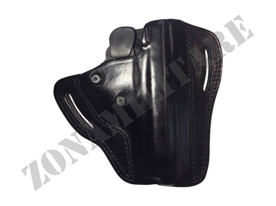 FONDINA DA FIANCO IN CUOIO PER PORTO OCCULTO CON SICURA IN POLIMERO VEGA HOLSTER