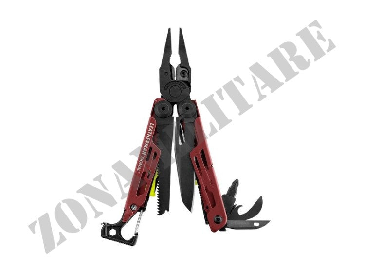 Multifunzione Signal Crimson Leatherman 19 Utensili