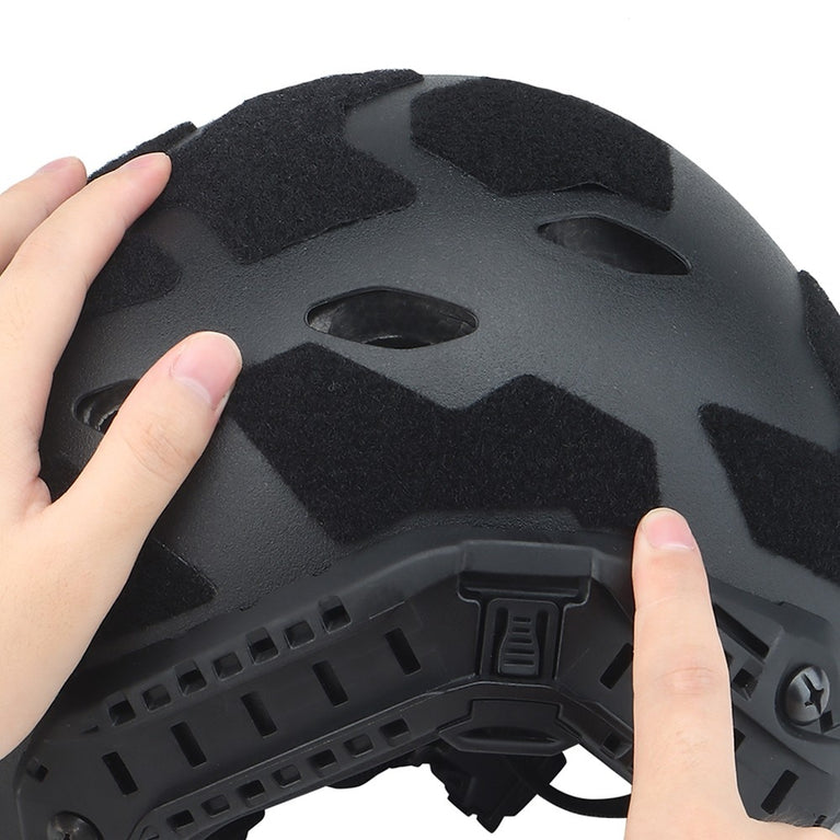 PANNELLI IN Velcro PER FAST Helmet - NERO-DESERT