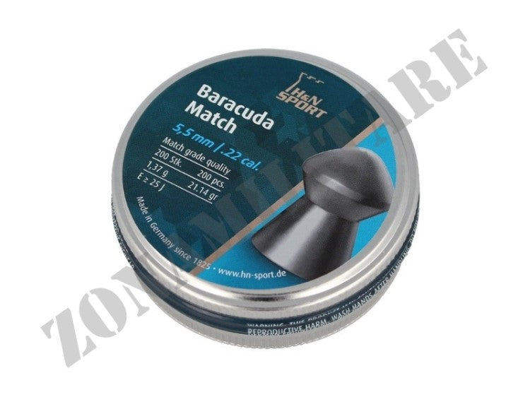 Piombini H&N Diabolo Baracuda Match Cal.5.5 1,175G 200Pcs