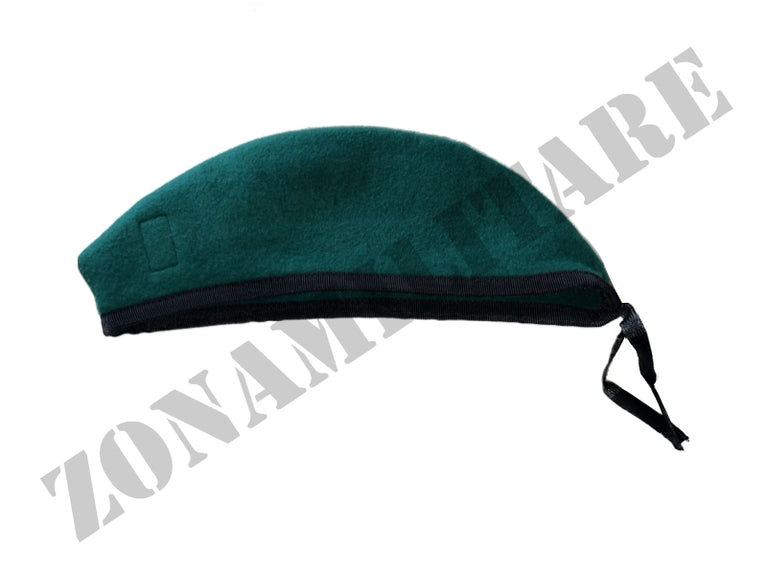 Basco Spagnolo Verde per GDF Con Bordino In Tessuto Gros Grain marca OMD