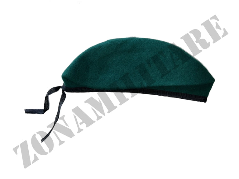 Basco Spagnolo Verde per GDF Con Bordino In Tessuto Gros Grain marca OMD